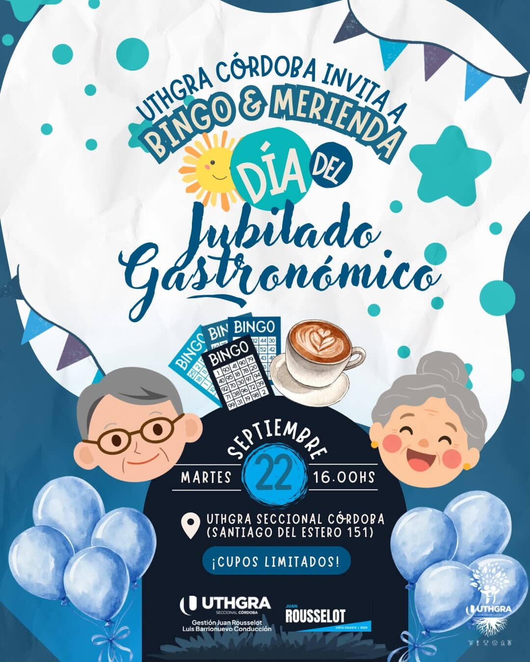 UTHGRA Córdoba celebra el Día del Jubilado Gastronómico